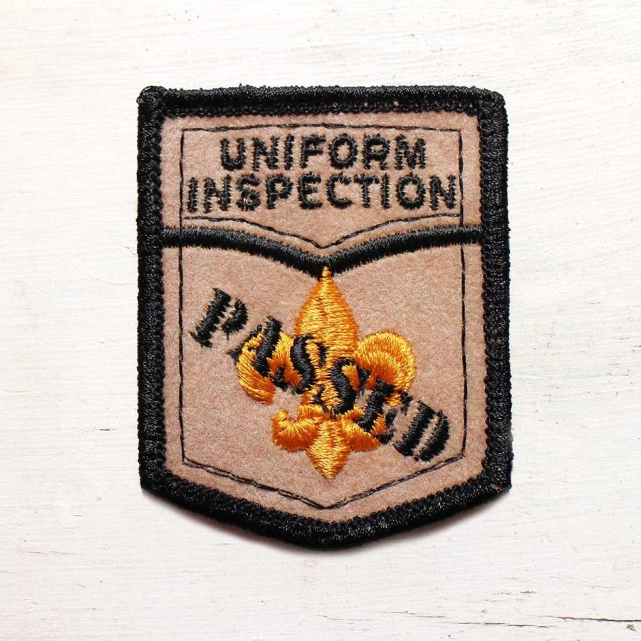 BSA ボーイスカウト UNIFORM INSPECTION PASSED パッチ BSA ボーイスカウト UNIFORM INSPECTION PASSED パッチ