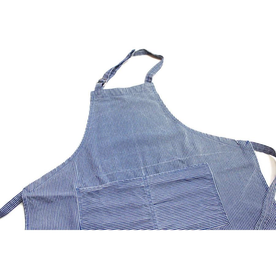 USA製 HOUSEWEARS ヒッコリー ストライプ ワークエプロン☆オールド