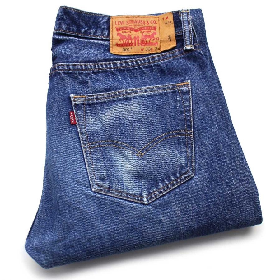 Levi's メキシコ製 Levi'sリーバイス 501 デニムパンツ ヒゲ w33 Levi's メキシコ製 Levi'sリーバイス 501 デニムパンツ ヒゲ w33