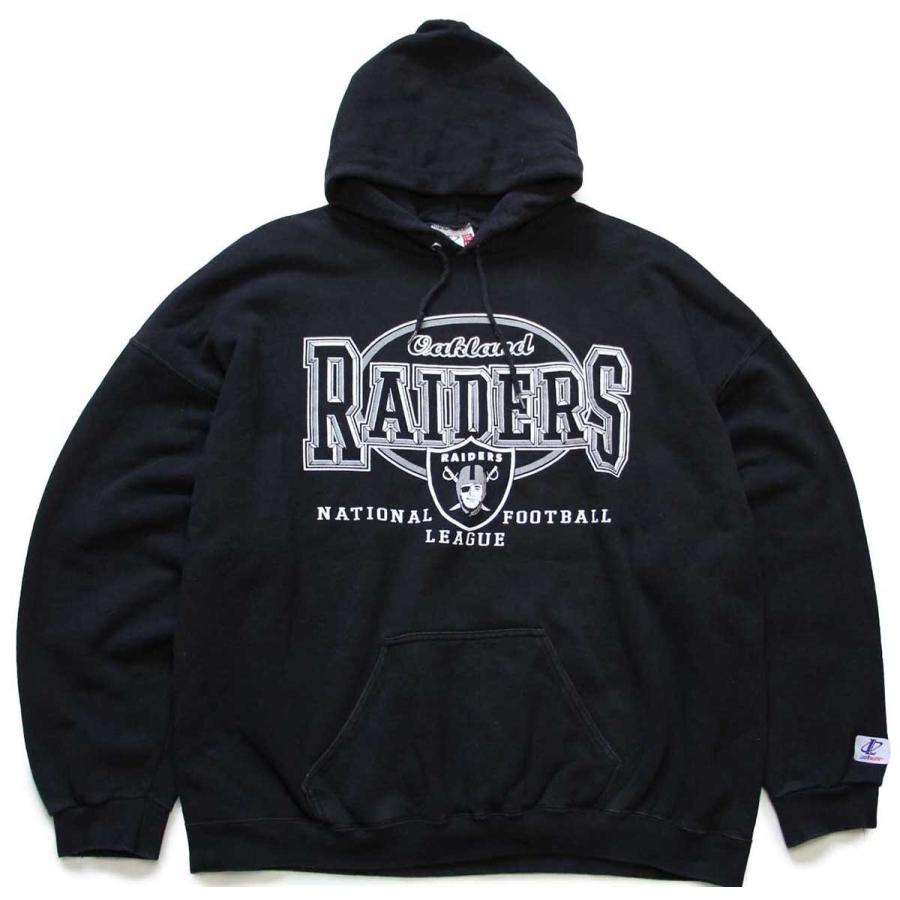90s USA製 NFL Oakland RAIDERS スウェットパーカー 黒 XXL 90s USA製 NFL Oakland RAIDERS スウェットパーカー 黒 XXL