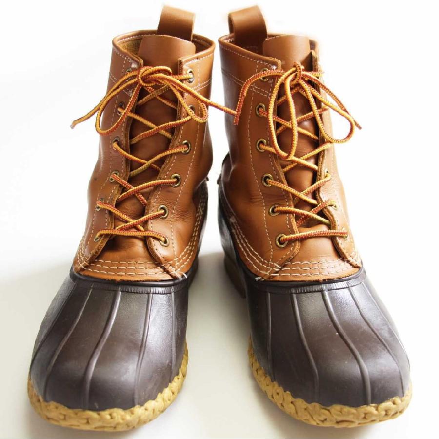 L.L.Bean USA製 6ホール シンサレート ビーンブーツ タン×ブラウン 