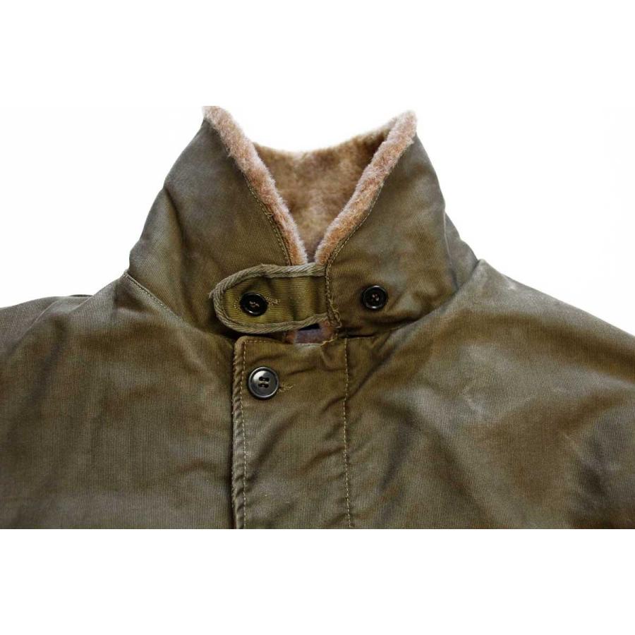 ビンテージ イタリア軍 チンスト付き ボアライナー デッキジャケット