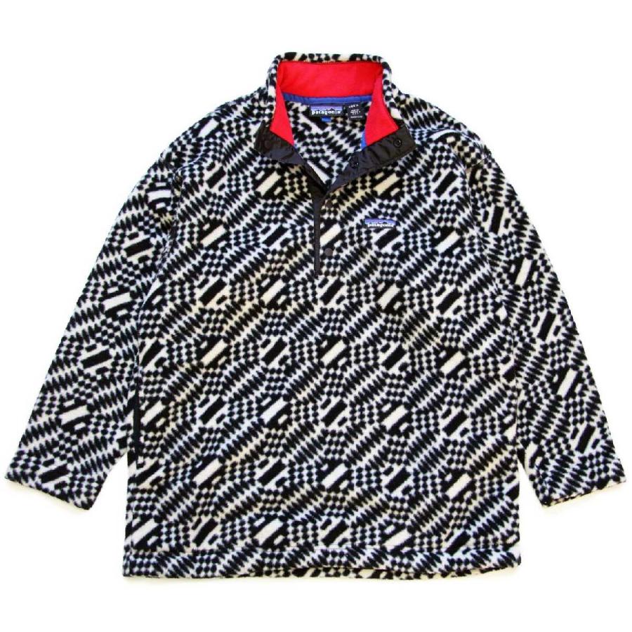 ☆90s USA製 patagoniaパタゴニア ダイヤモンド 総柄 フリース ☆90s USA製 patagoniaパタゴニア ダイヤモンド 総柄 フリース