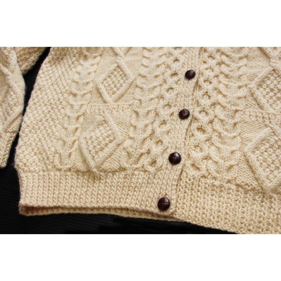 John Molloy（ジョンモロイ） アイルランド製 ケーブル編み 襟付き