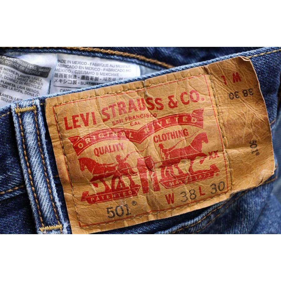 Levi's（リーバイス） メキシコ製 501 ペンキ飛び&ダメージ デニム