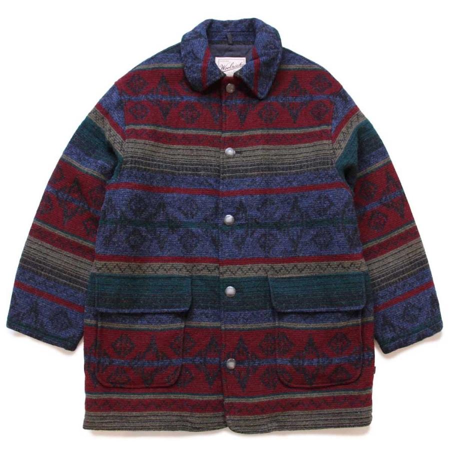 WOOLRICH（ウールリッチ） 90s USA製 フォークロア柄 コンチョボタン