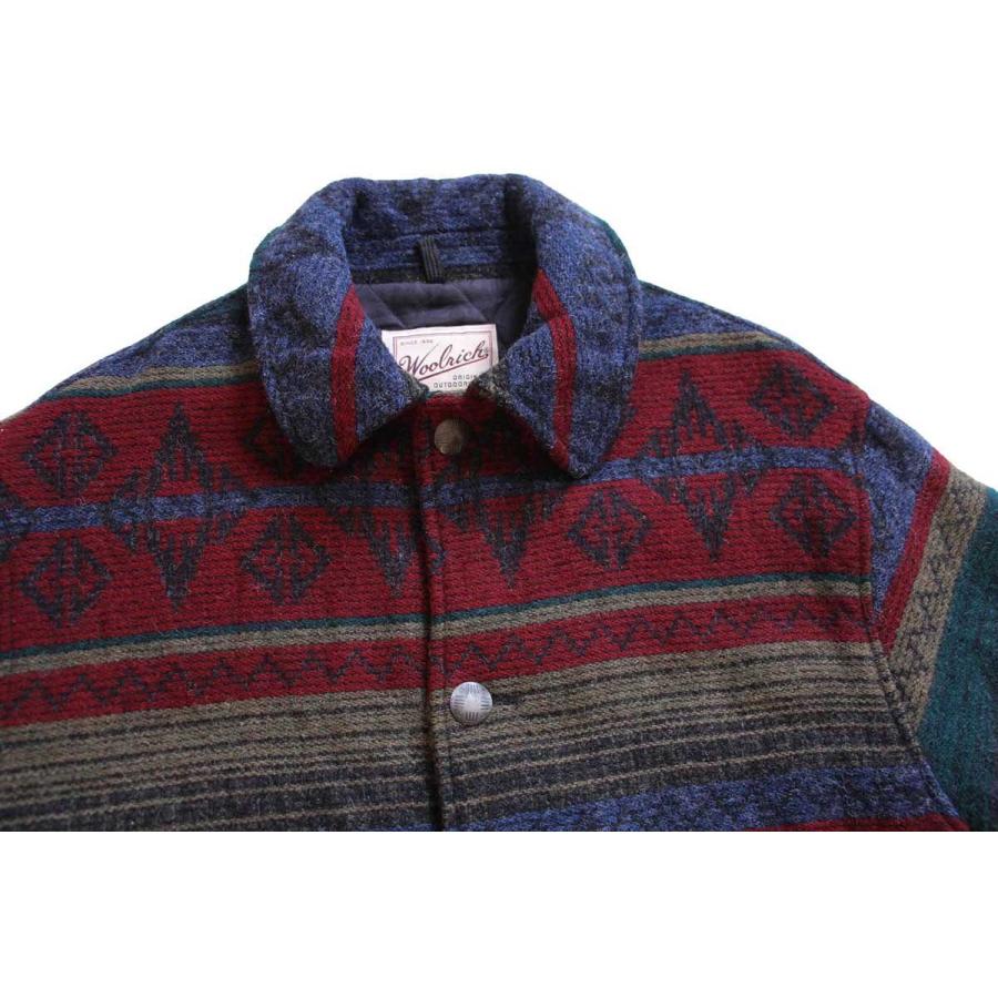 WOOLRICH（ウールリッチ） 90s USA製 フォークロア柄 コンチョボタン