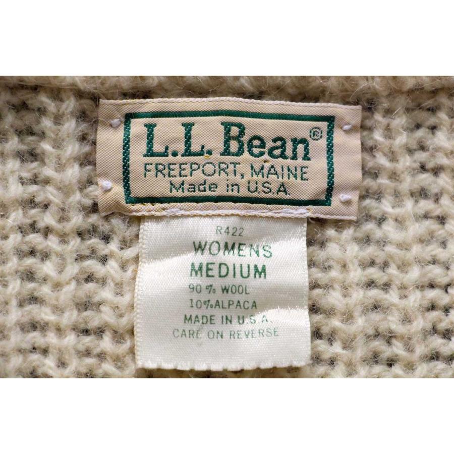 L.L.Bean（エルエルビーン） 80s USA製 無地 ウール×アルパカ