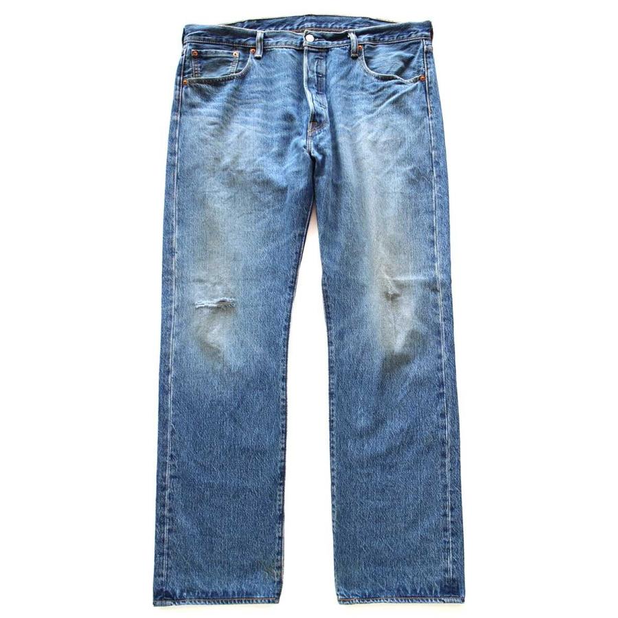 Levi's（リーバイス） 501 ダメージ デニムパンツ ヒゲ w38 L32