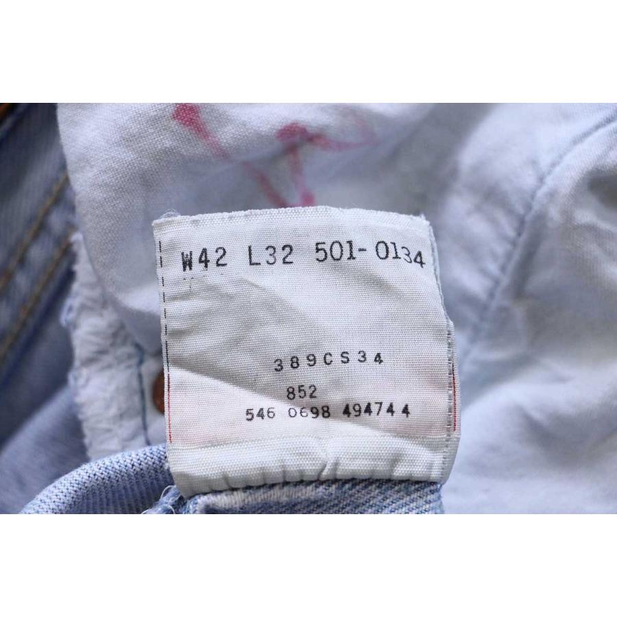 Levi's（リーバイス） 90s USA製 501 ダメージ デニムパンツ w42 L32