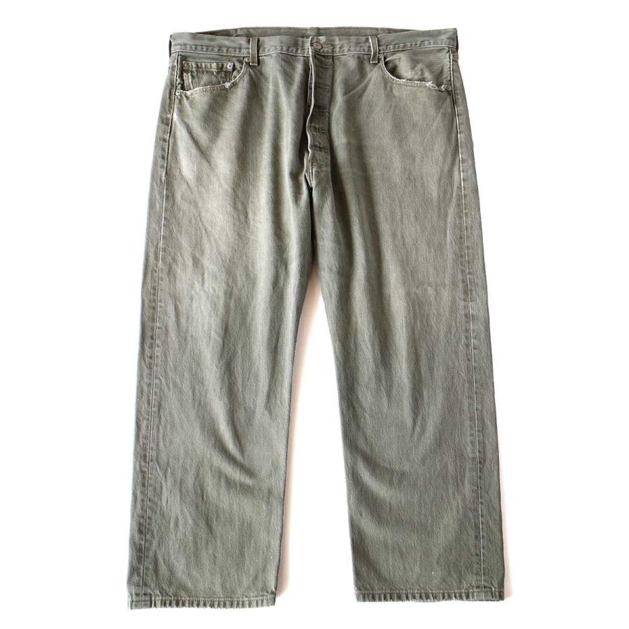 Levi's（リーバイス） メキシコ製 501 先染め カラーデニムパンツ 薄緑