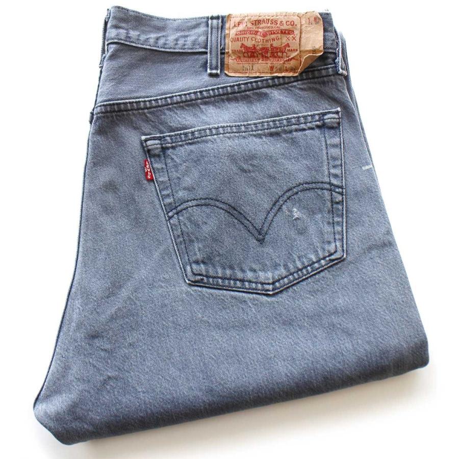 Levi's（リーバイス） メキシコ製 501 ブリーチ飛び 先染め カラー