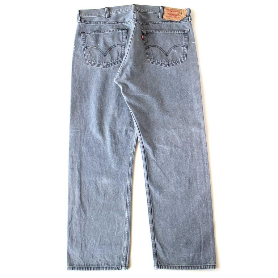 Levi's 501 ブリーチ加工ストレッチデニム！メキシコ製！ Levi's（リーバイス） メキシコ製 501 ブリーチ飛び 先染め カラー