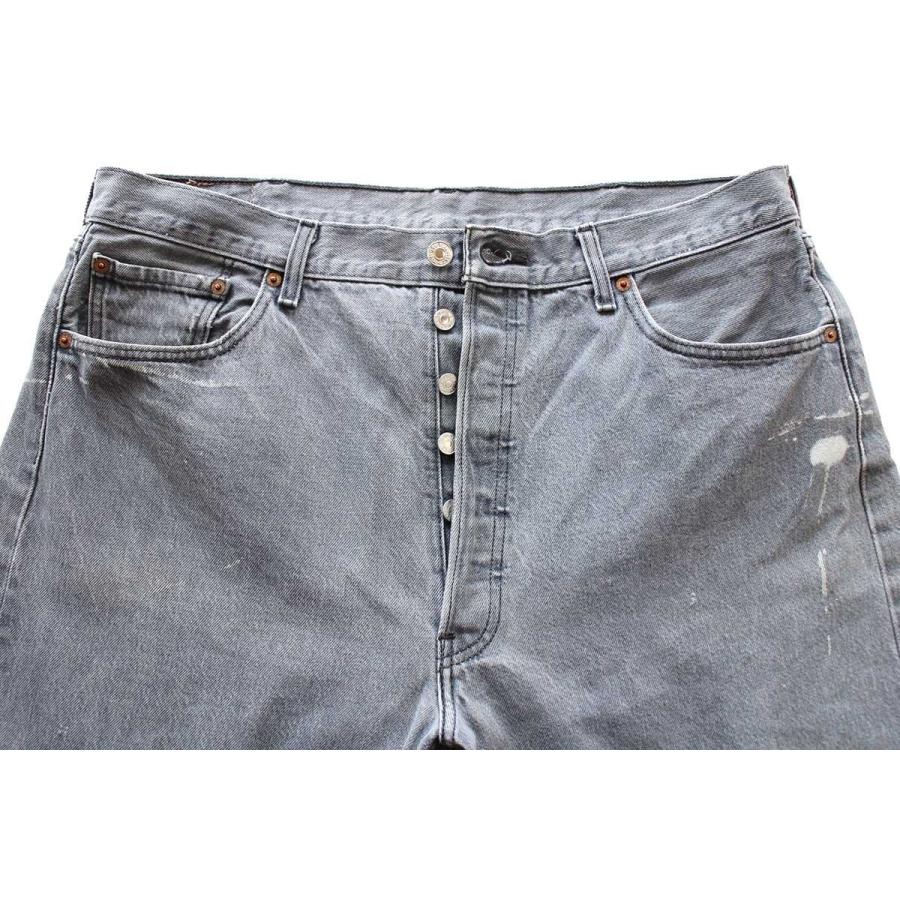 Levi's 501 ブリーチ加工ストレッチデニム！メキシコ製！ Levi's（リーバイス） メキシコ製 501 ブリーチ飛び 先染め カラー