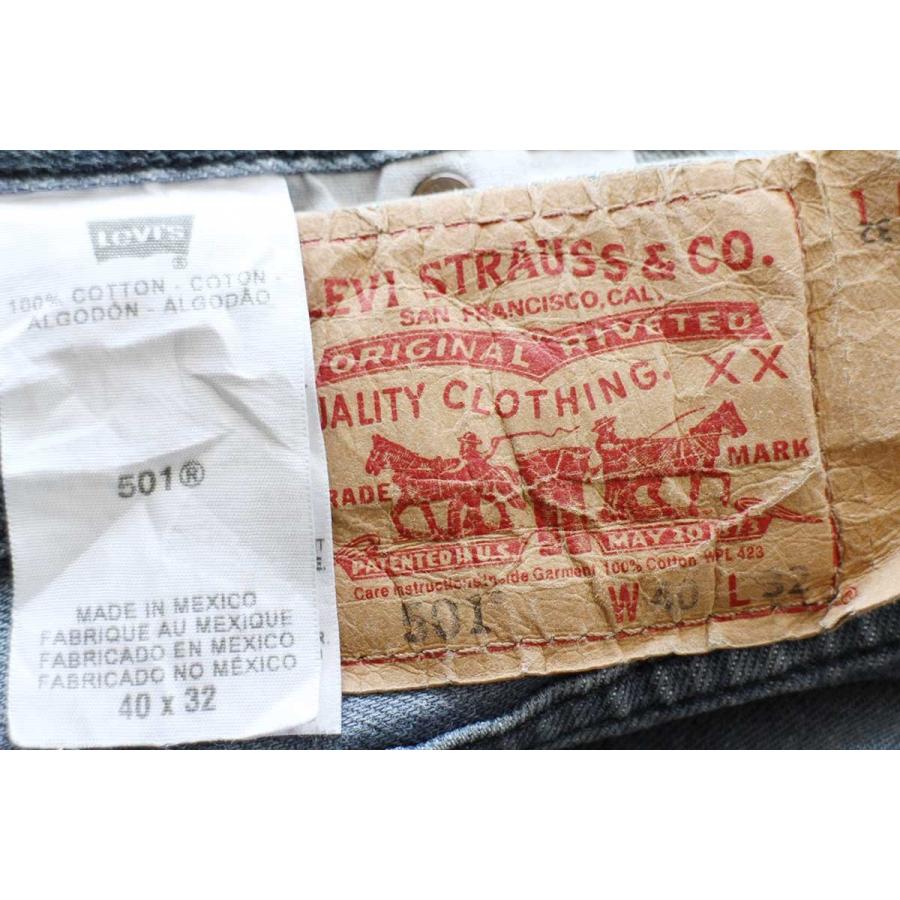 Levi's（リーバイス） メキシコ製 501 ブリーチ飛び 先染め カラー