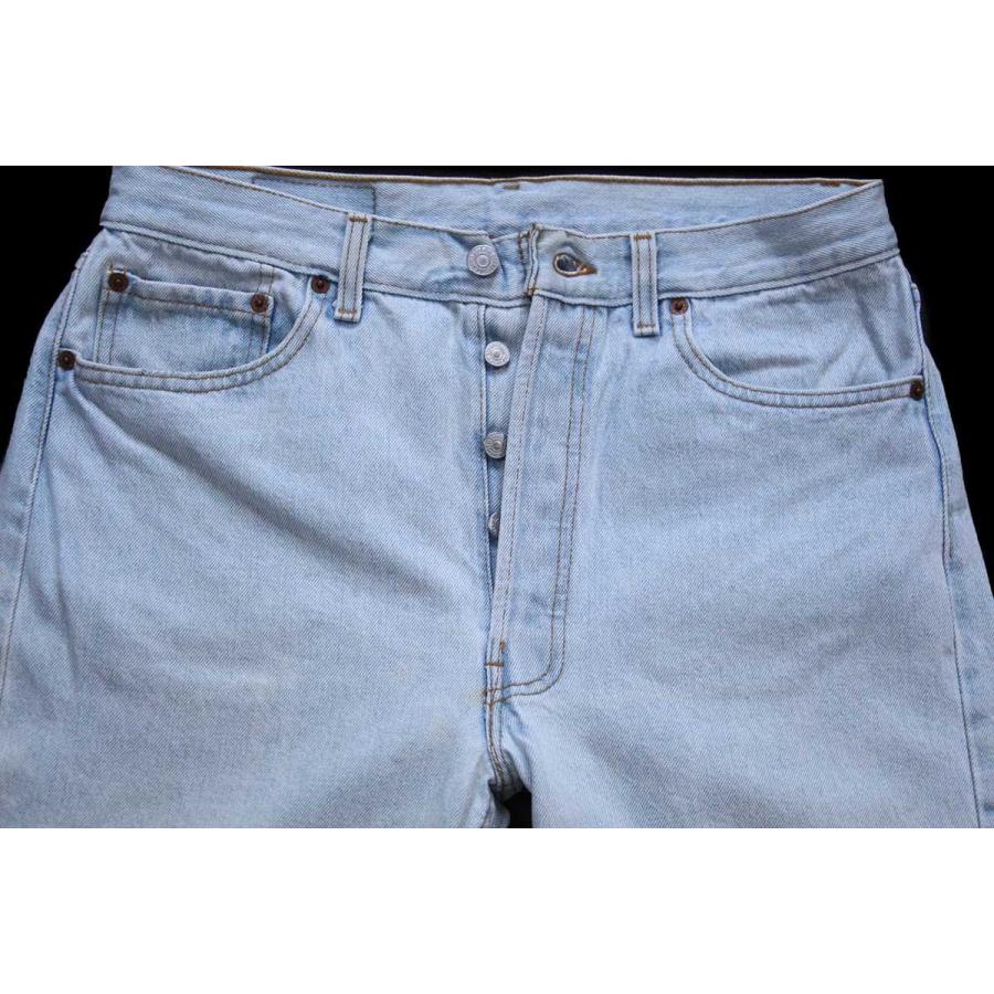 Levi's（リーバイス） 90s USA製 501 デニムパンツ アイスブルー w34