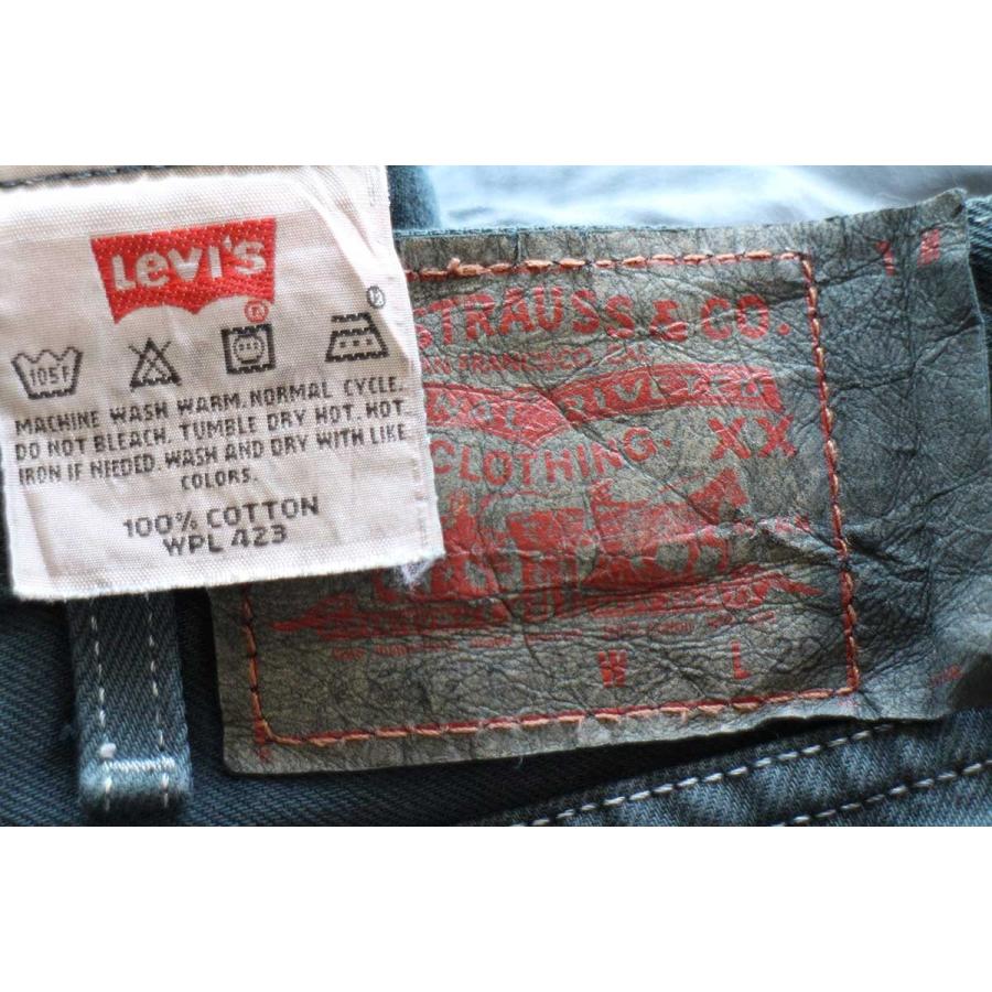 O*y様 【良フェード】リーバイス 501 ブラックデニム W32 メキシコ製 Levi's（リーバイス） 00s メキシコ製 501 後染め ブラック デニム