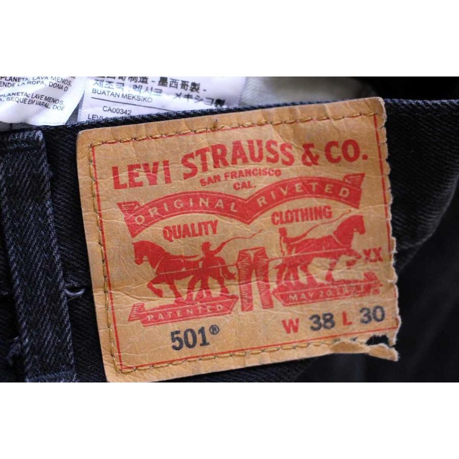Levi's（リーバイス） メキシコ製 501 ブラック デニムパンツ w38 L30