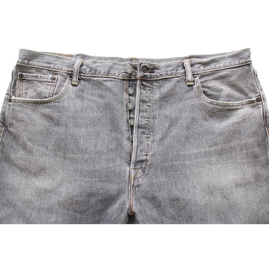 Levi's（リーバイス） 501 USED加工 ストレッチ 先染め グレー デニム