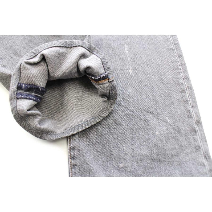 Levi's（リーバイス） 501 USED加工 ストレッチ 先染め グレー デニム