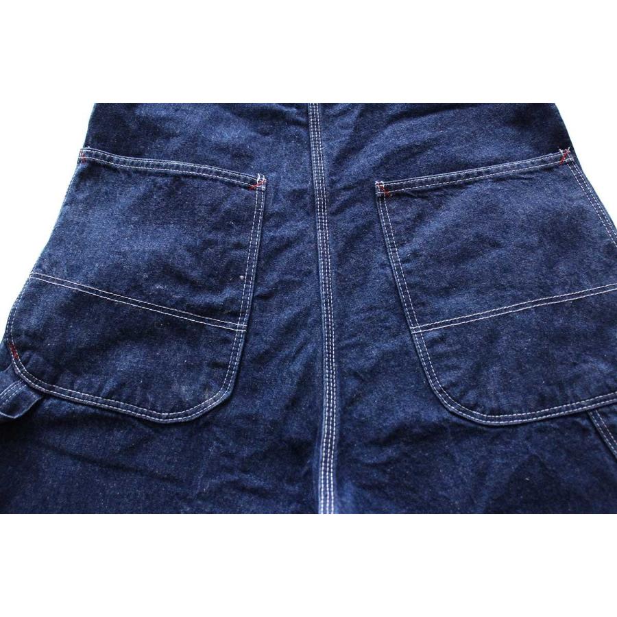 90s USA製 Dickiesディッキーズ ペンキ飛び デニム オーバーオール w32