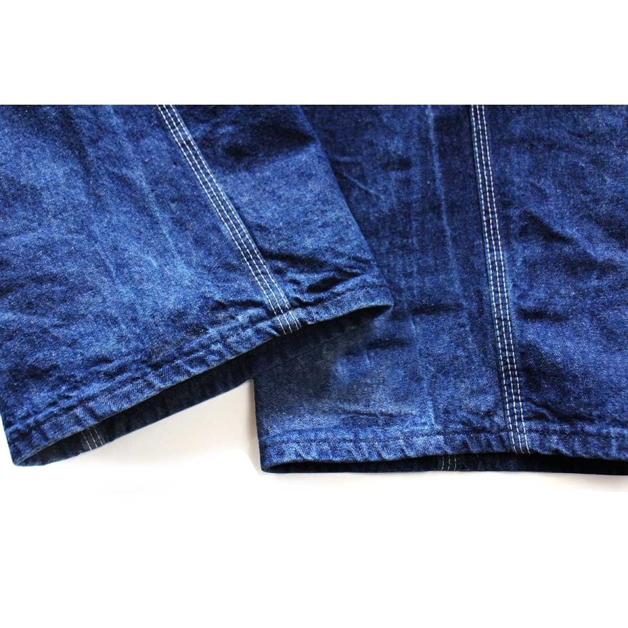 90s USA製 Dickiesディッキーズ ペンキ飛び デニム オーバーオール w32