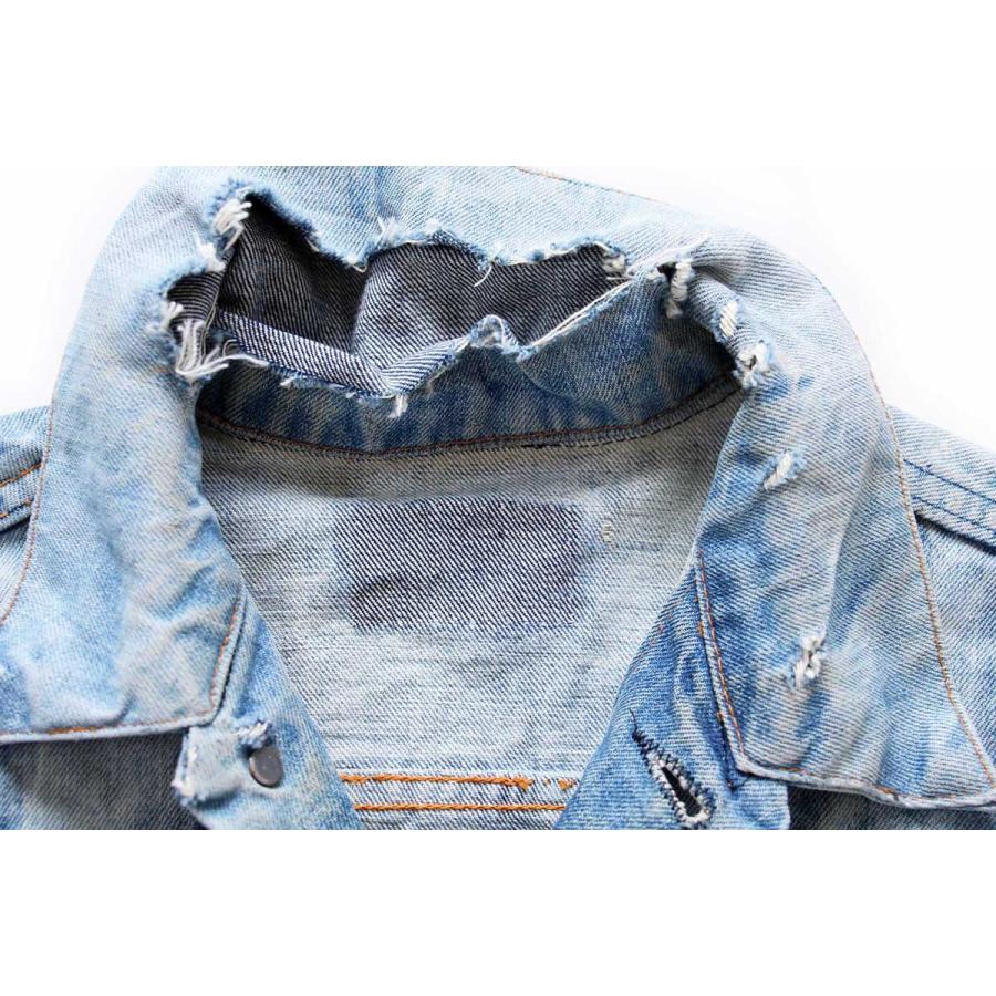 Levi's（リーバイス） 60s USA製 70505 BIGE ブリーチ加工&ダメージ