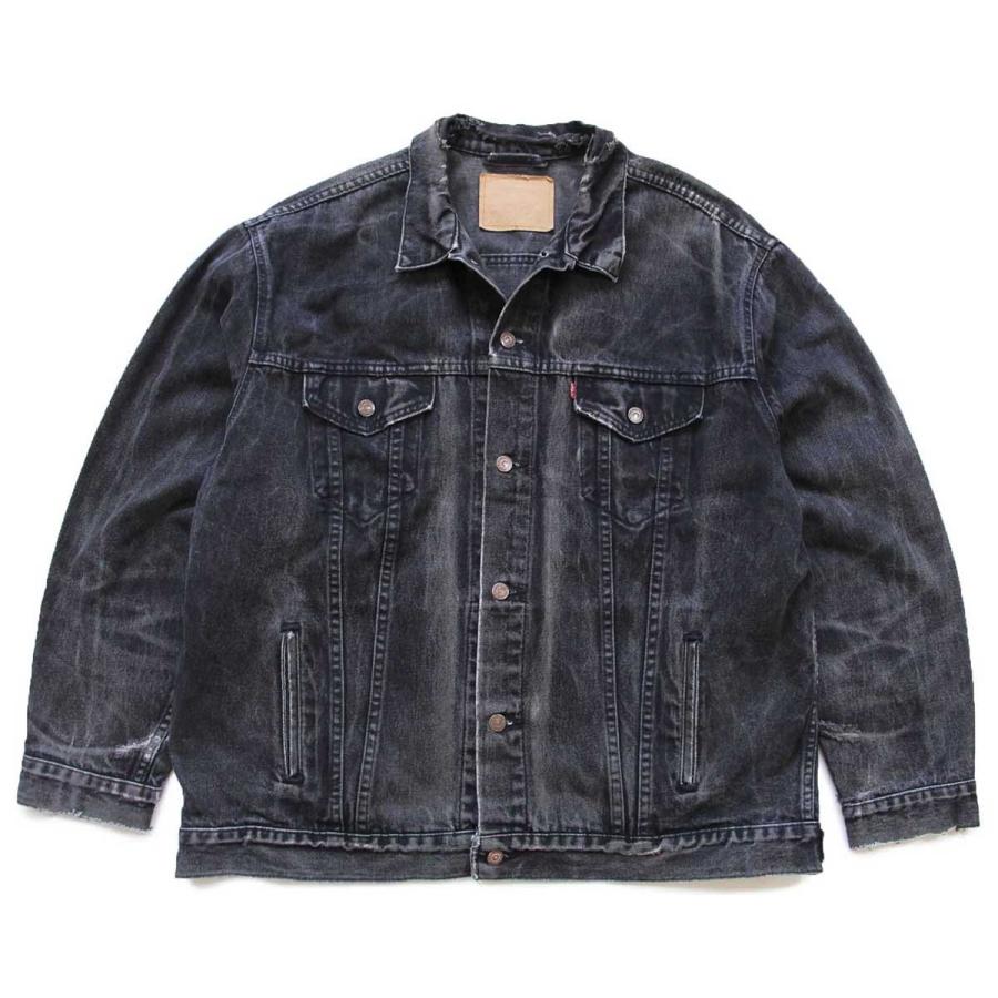 USA製　リーバイス　70507 デニムトラッカージャケット　ブラック　XL Levi's（リーバイス） 90s USA製 70507 ブラック デニムジャケット 4