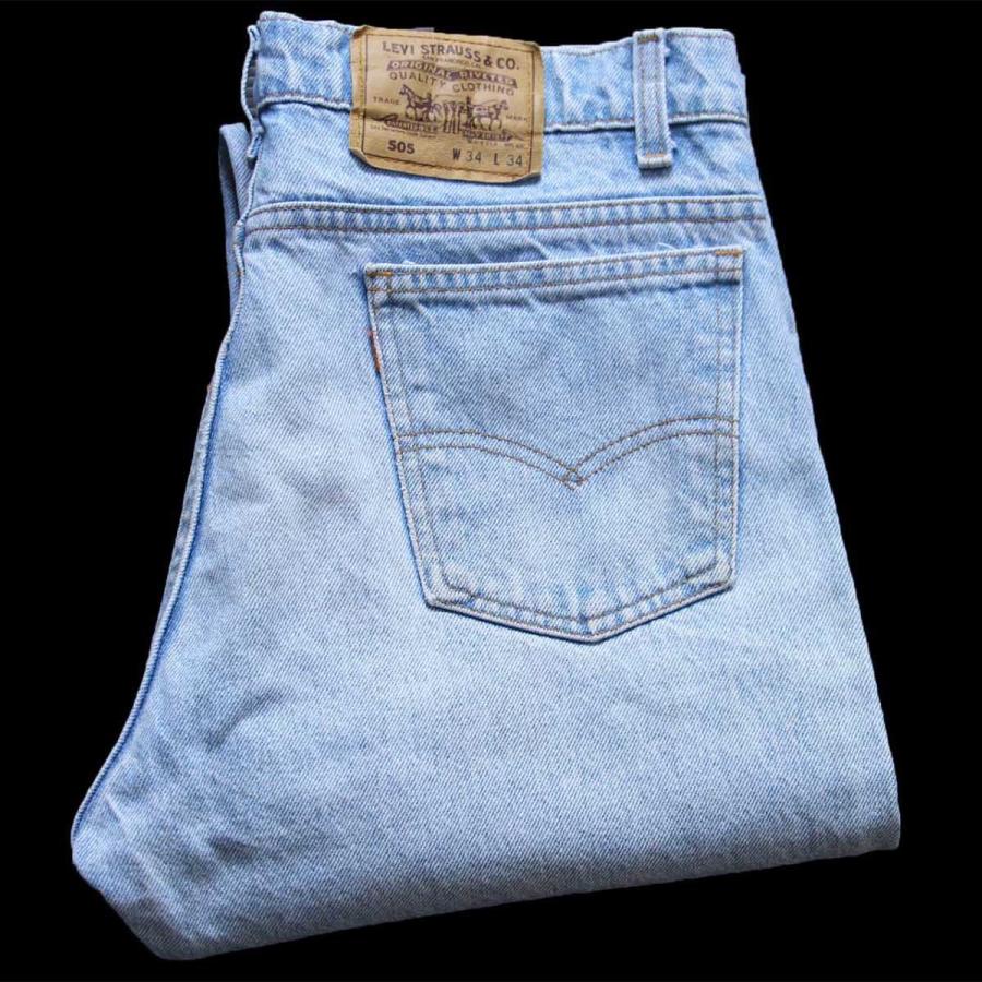 Levi's 90s USA製 505 デニムパンツ W34 濃青 Levi's（リーバイス） 90s USA製 505 デニムパンツ W34 L34☆179