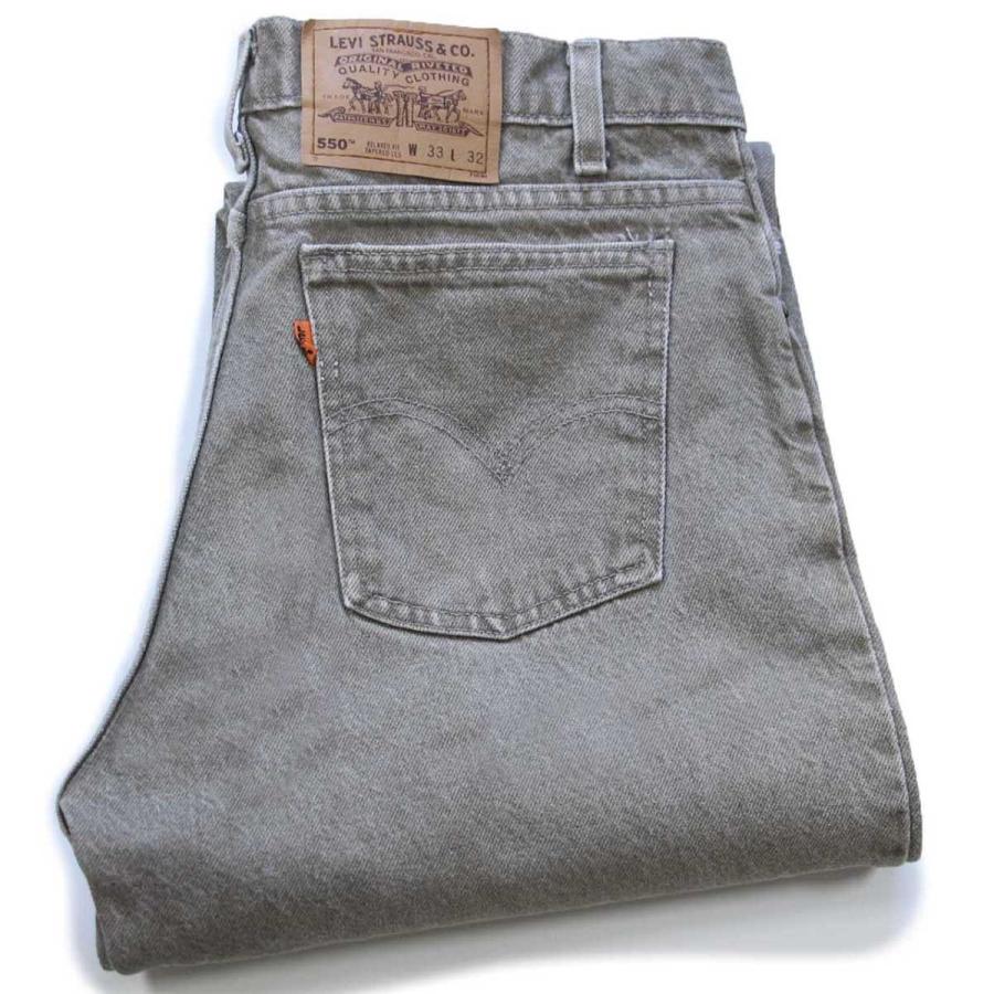 Levi's（リーバイス） 90s USA製 550 ダメージ 先染め カラーデニム