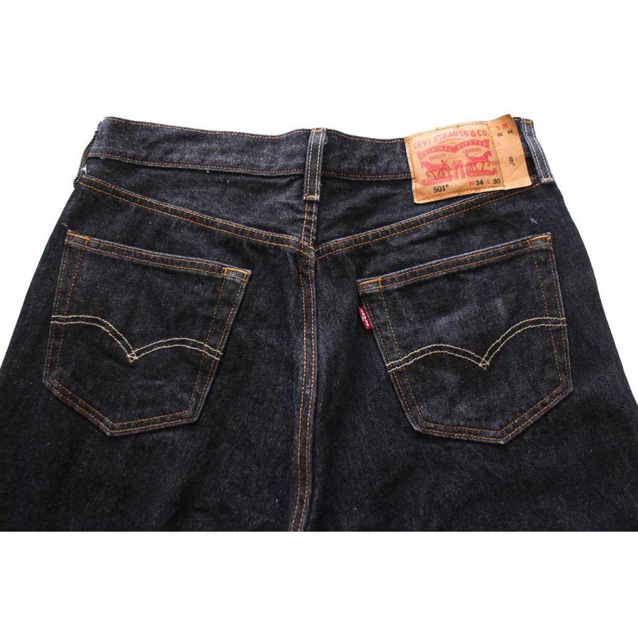Levi's（リーバイス） メキシコ製 501 先染め ブラック デニムパンツ