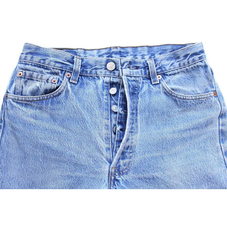 80s USA製 Levi'sリーバイス 501 デニムパンツ W30 L36☆191