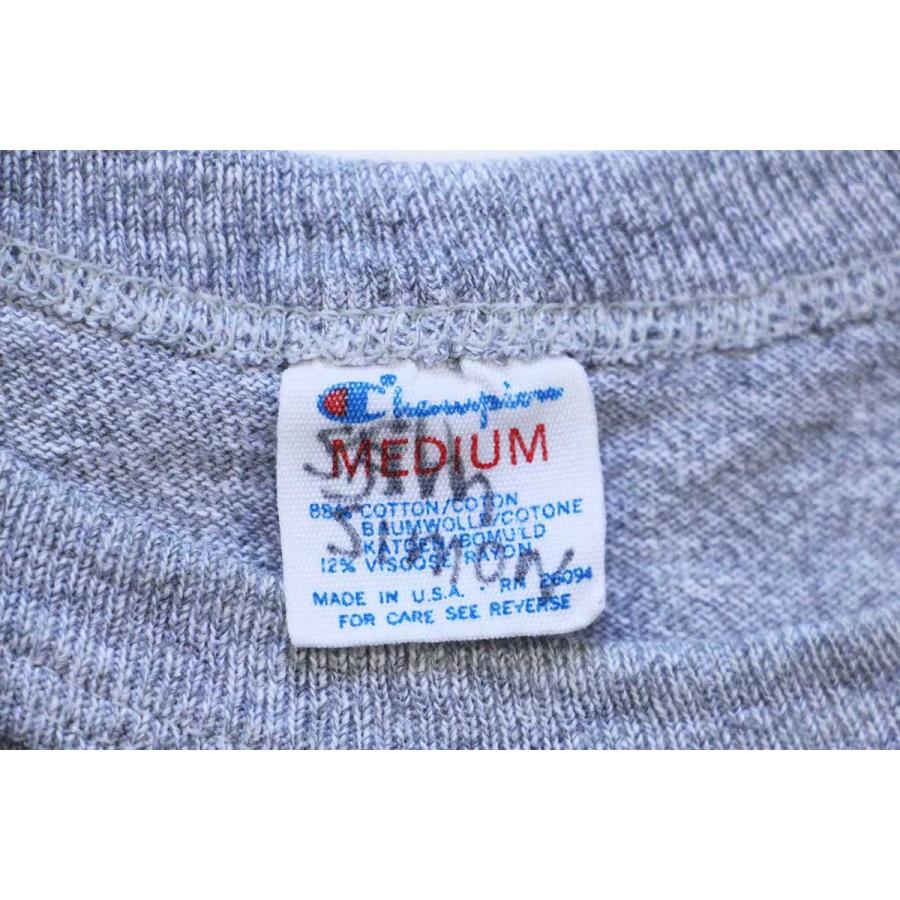 Champion（チャンピオン） 80s USA製 無地 目無し バインダーネック 88