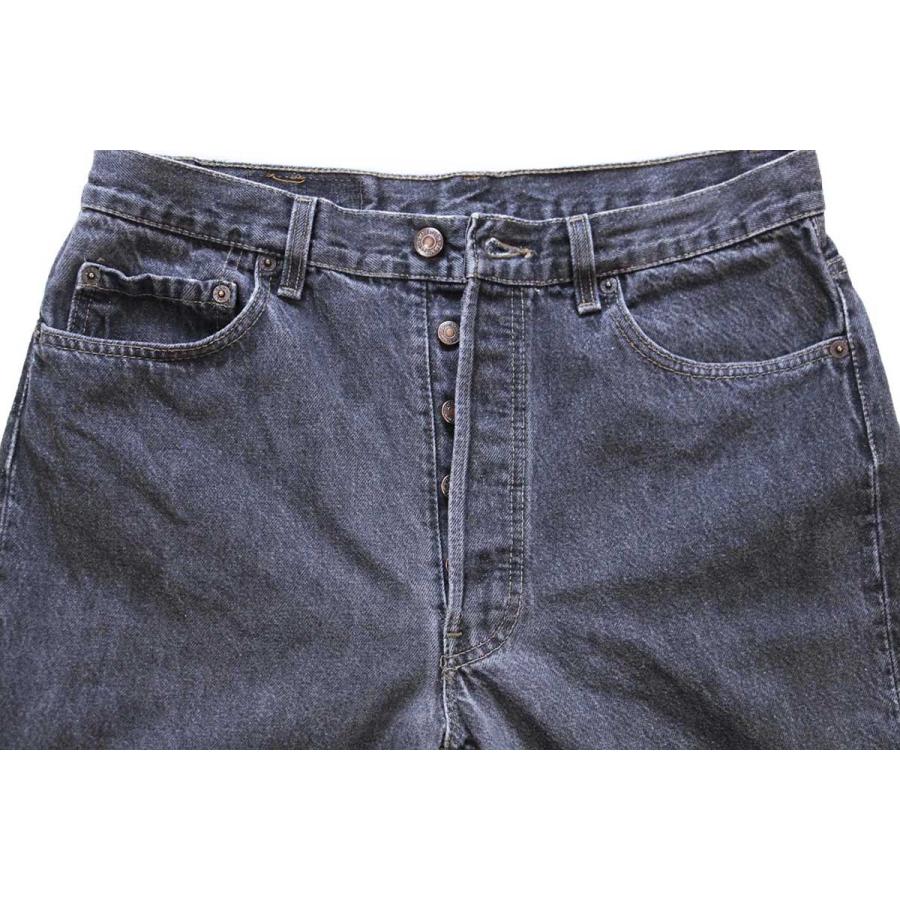 Levi's（リーバイス） 90s USA製 501 先染め ブラック デニムパンツ