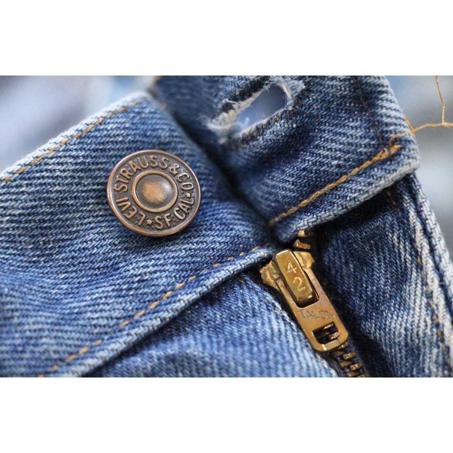 Levi's（リーバイス） 70s USA製 646 デニムパンツ ヒゲ W32 L31