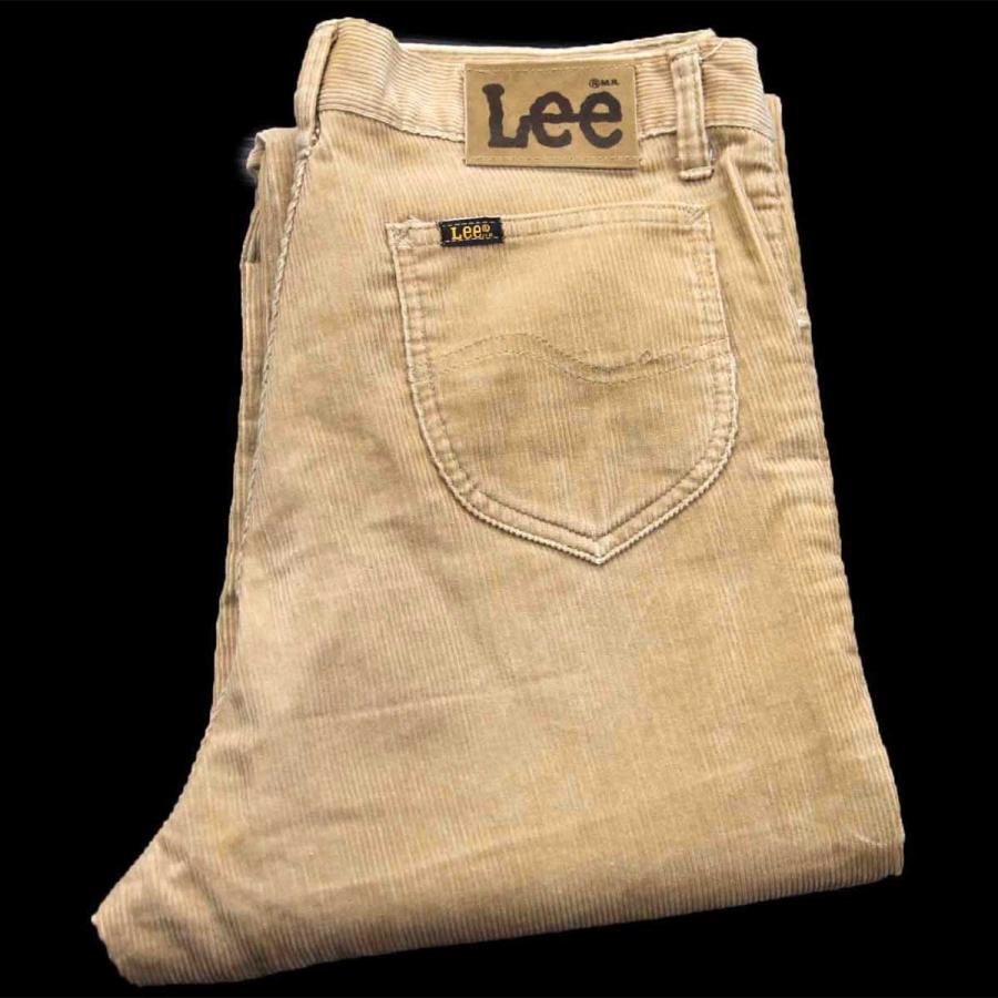 【70s~】USA製　Lee　リー　デッドストック　コーデュロイパンツ　ベージュ デッドストック☆70s LEVI'Sリーバイス BIGE ベルボトム コットン