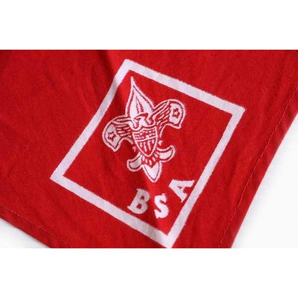 ボーイスカウト BSAアロハカウンシル Red&White 他 ビンテージ BSA ボーイスカウト ネッカチーフ 赤×白☆F スカーフ