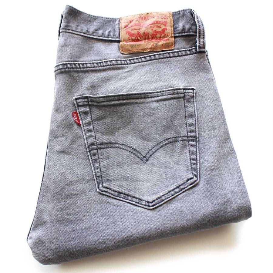 Levi's（リーバイス） 501 ストレッチ 先染め グレー デニムパンツ