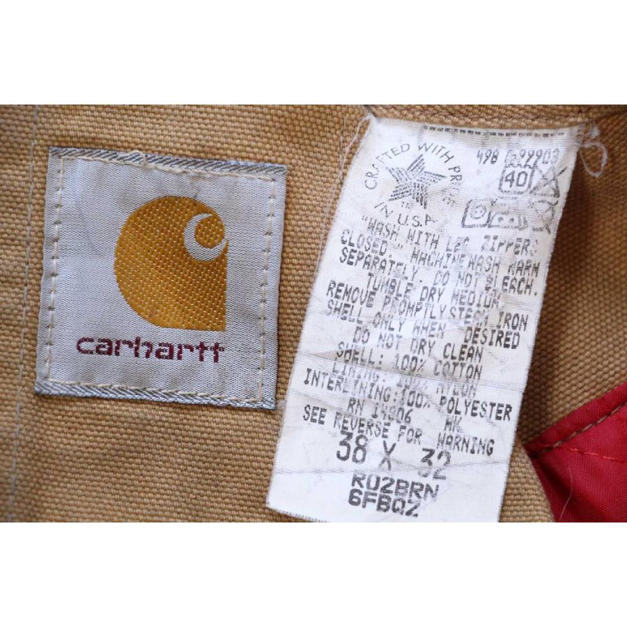 Carhartt（カーハート） 90s USA製 キルティングライナー ダブルニー
