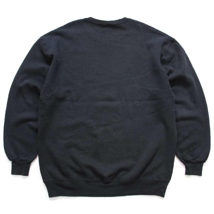 美品 90s USA製 ブラック ラッセル 無地 黒 スウェット XL 前V Russell Athletic（ラッセル アスレティック） 90s USA製 RUSSELL
