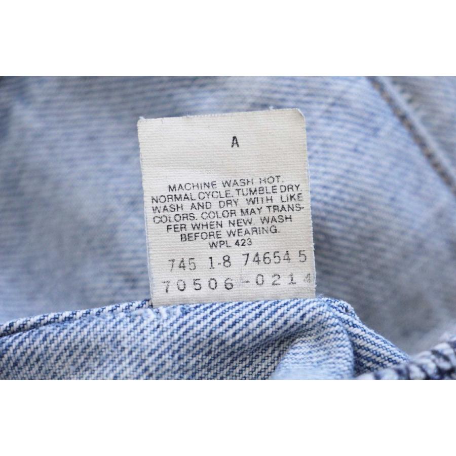 Levi's（リーバイス） 80s USA製 70506 カットオフ デニムジャケット 4