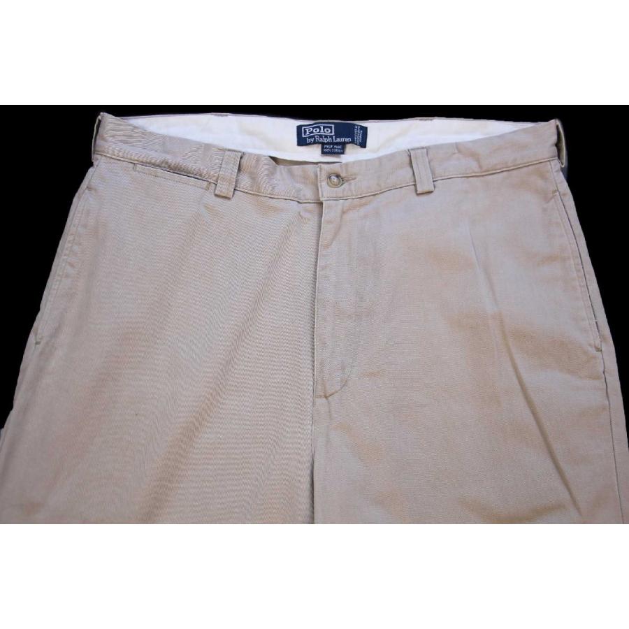 POLO RALPH LAUREN チノパン ポロチノ ベージュ メキシコ製 POLO RALPH LAUREN（ポロ・ラルフローレン） 90s メキシコ製 ポロ