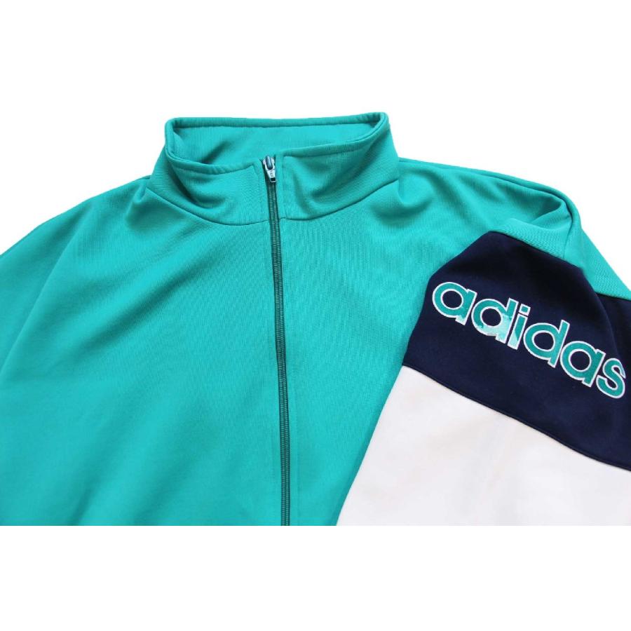 レトロカラー☆90s アディダス 刺繍ロゴ トラックジャケット М マルチカラー adidas（アディダス） 90s adidasアディダス ロゴ マルチカラー
