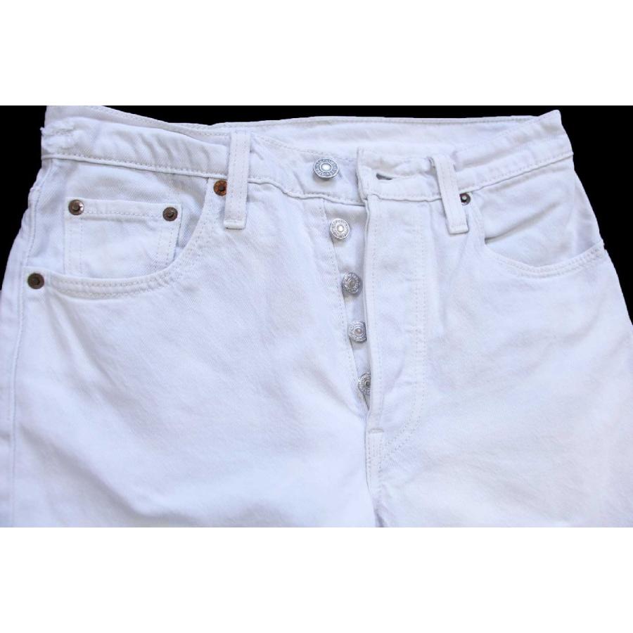 Levi's（リーバイス） 501 S SKINNY ストレッチ ホワイト デニムパンツ