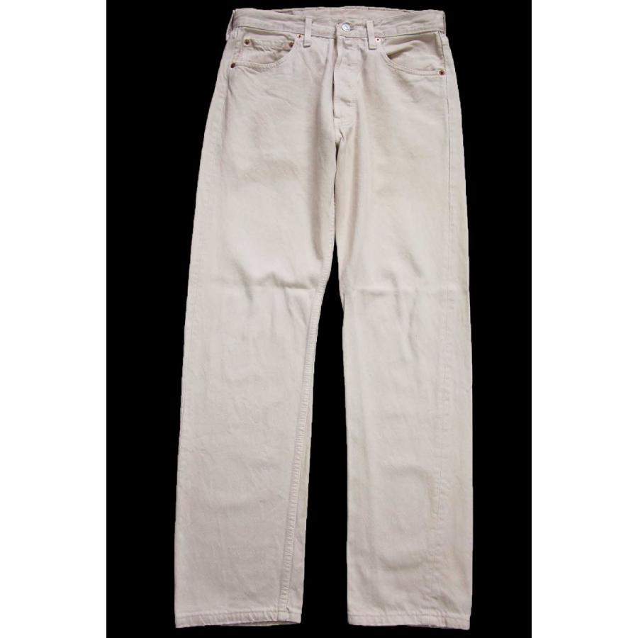 ユ*ス様 【希少・英国製】90s Levi's 501 デニムパンツ W32 L Levi's（リーバイス） 90s 英国製 501 カラーデニムパンツ カーキ W32