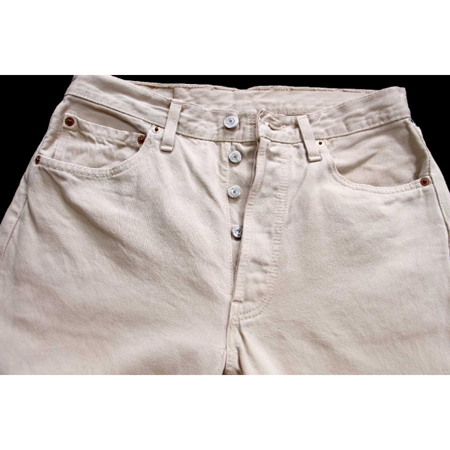 ユ*ス様 【希少・英国製】90s Levi's 501 デニムパンツ W32 L Levi's（リーバイス） 90s 英国製 501 カラーデニムパンツ カーキ W32