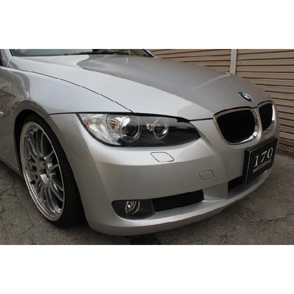 BMW E92クーペ前期用ヘッドライトカバー スモーク 【シックス BMW E92クーペ前期用ヘッドライトカバー スモーク 【シックス