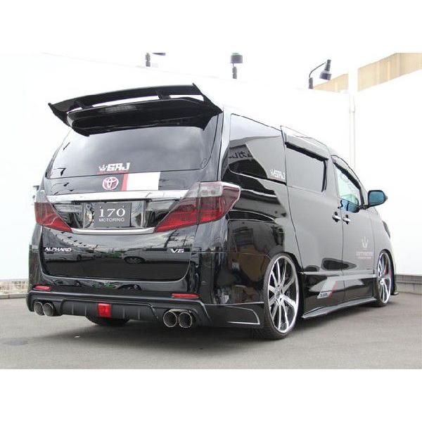 アルファード 20系Sグレード前期 ハーフエアロ3点セット FRP未塗装