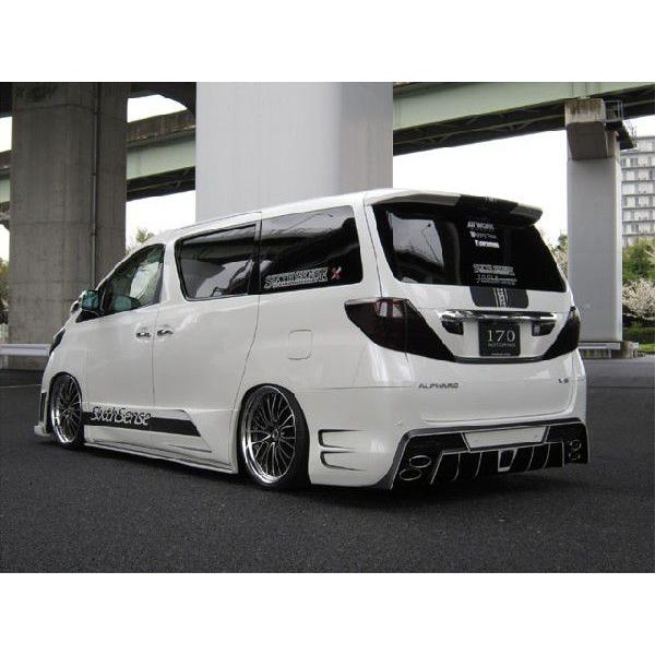 アルファード 20系Sグレード前期 リアバンパースポイラー FRP未塗装