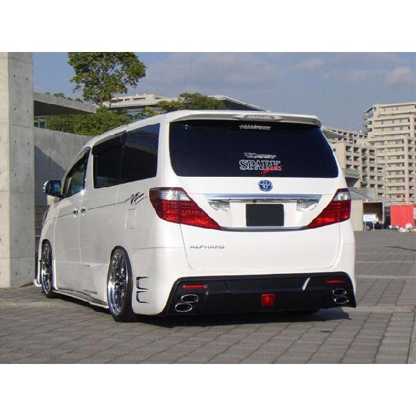 koji様　シックスセンス　リアハーフ　ヴェルファイア　20系　アルファード 楽天市場】20系ヴェルファイア ジュール リアバンパースポイラーVer2